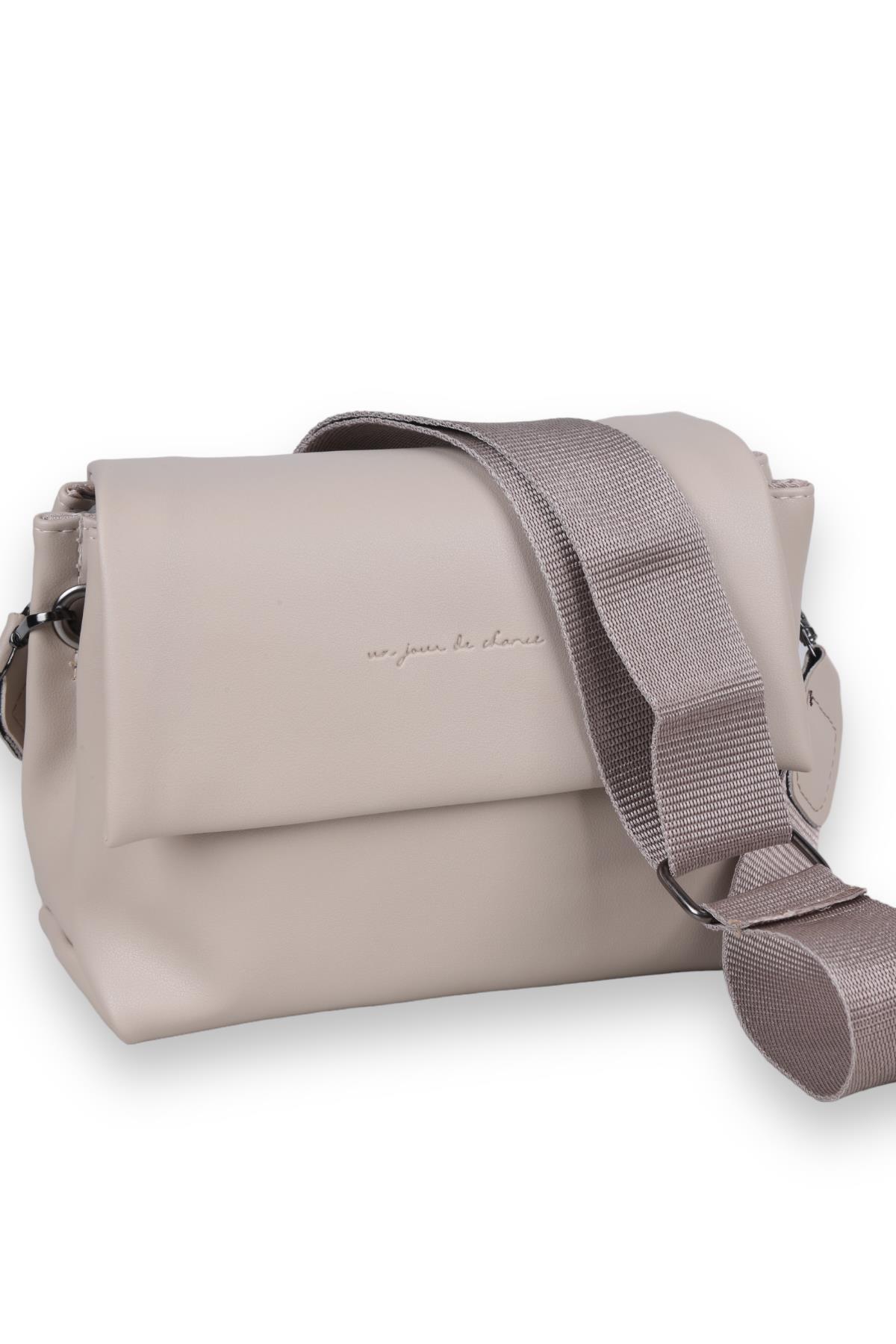 Bej Donna Klasik Model Çanta 9289 - 4