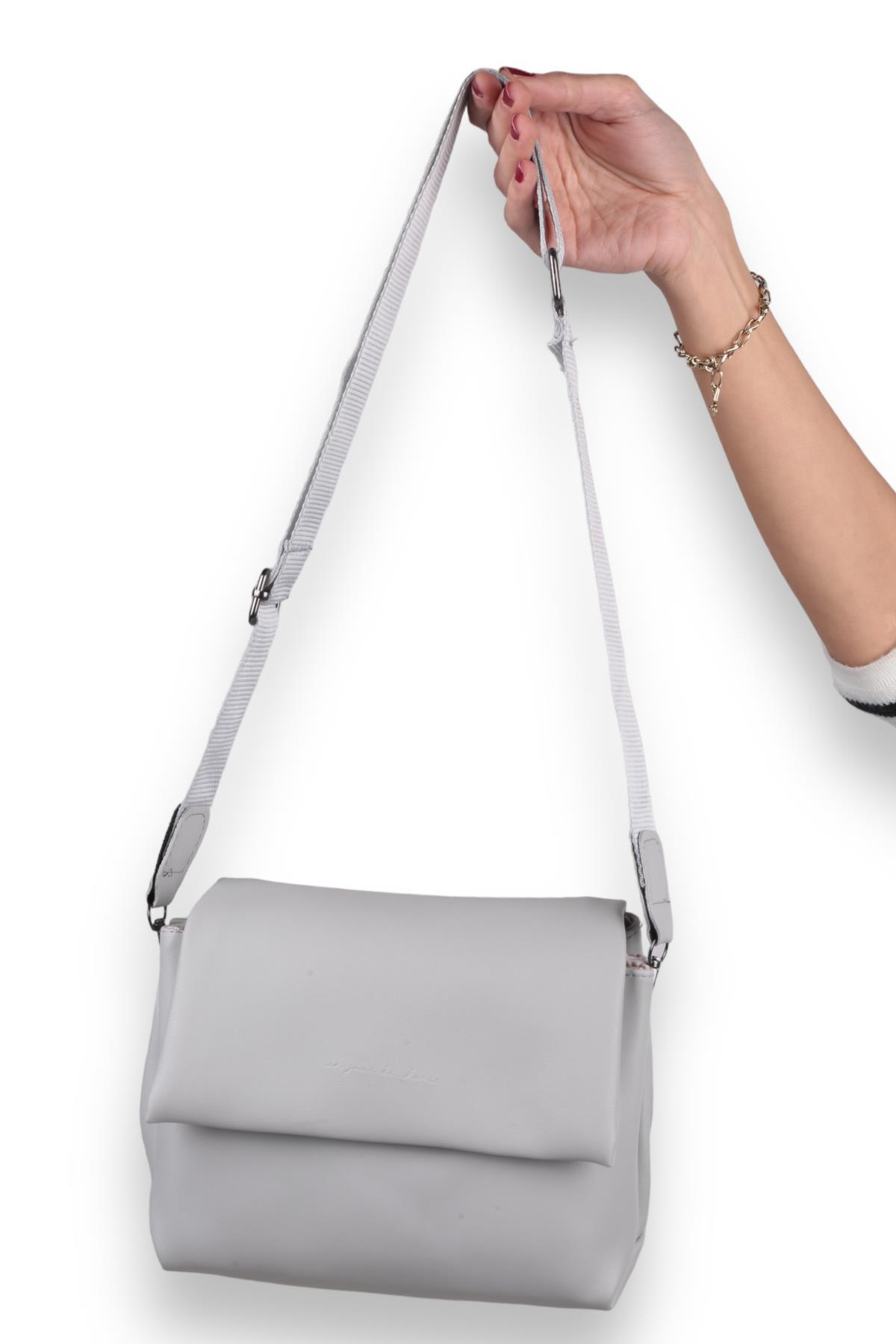 Gri Donna Klasik Model Çanta 9289 - 1