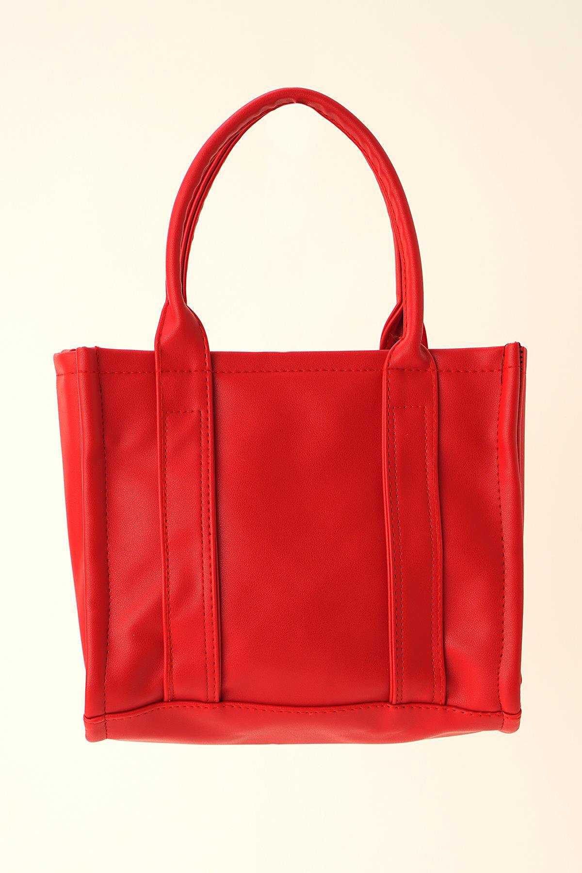 9293 Fermuar Detay Çata Kırmızı - 3