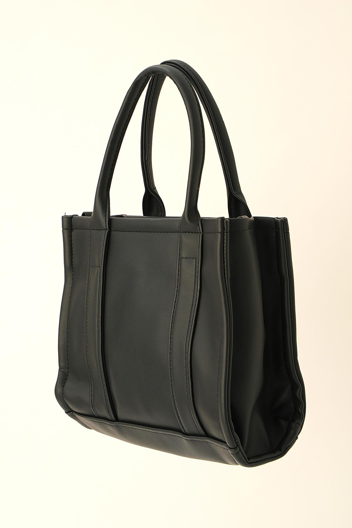 9293 Fermuar Detay Çata Siyah 