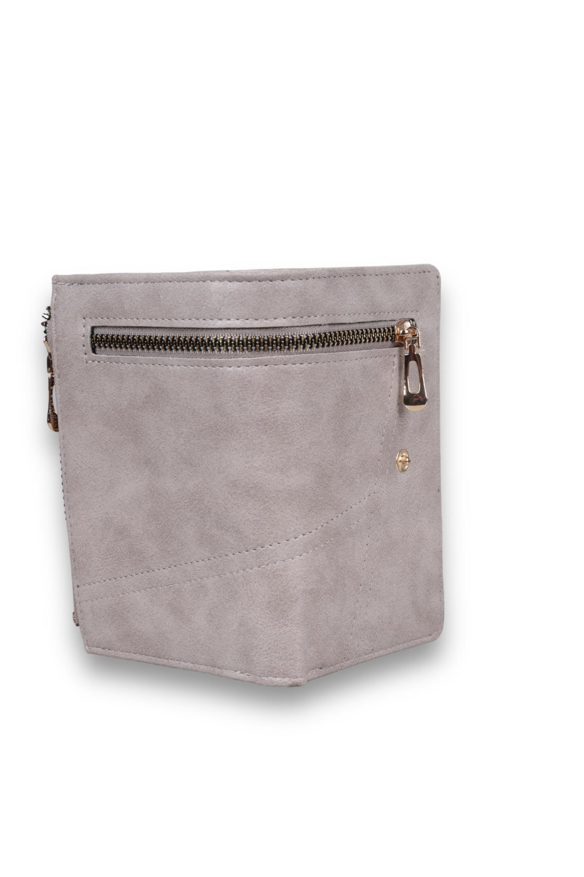 Bej Dikiş Detaylı Cüzdan 9294 - 4