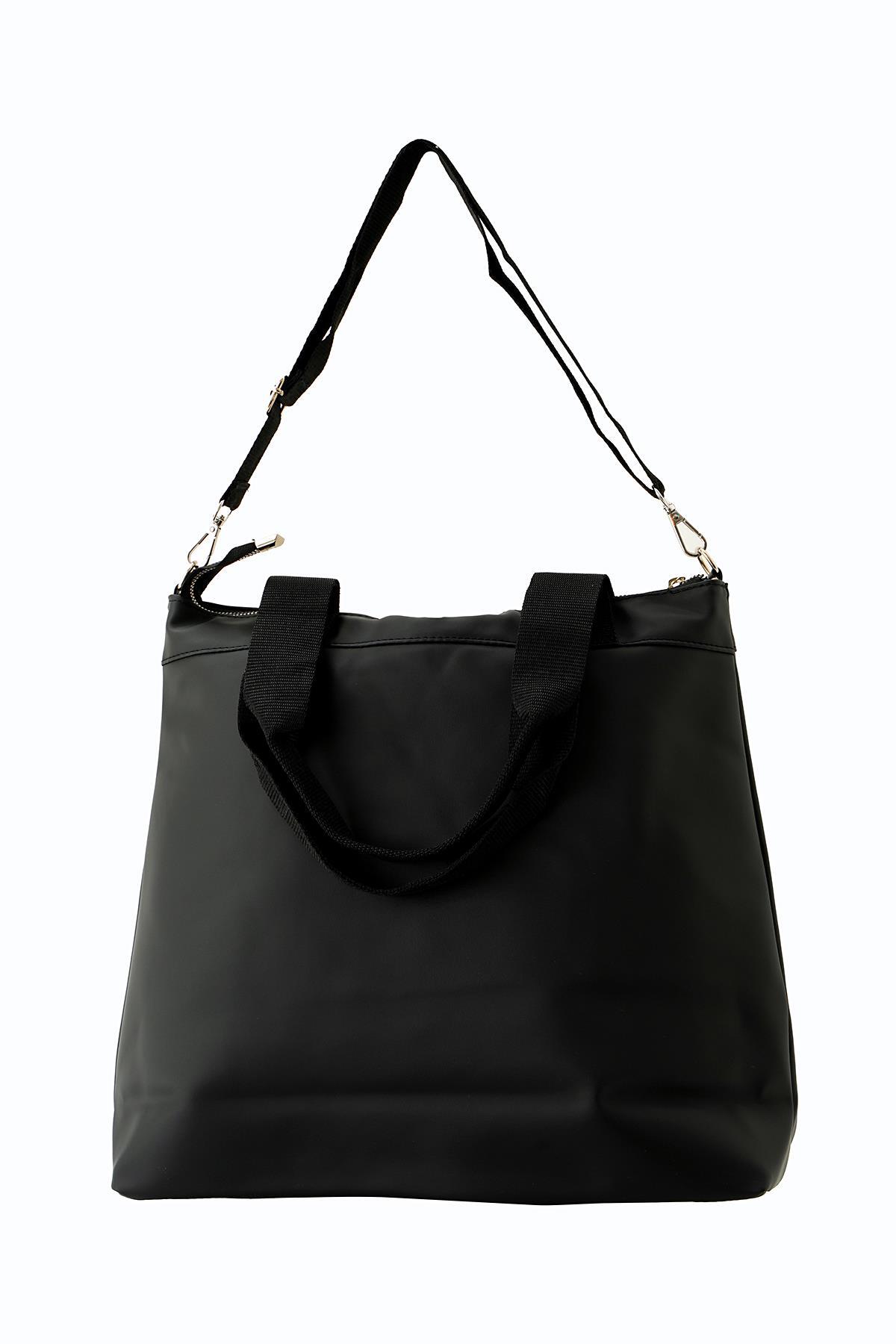 9311 Ön Cepli Kol Çantası Siyah - 3