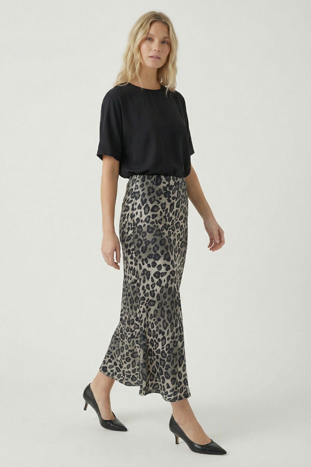 9416 Leopar Desen Saten Etek Gri - RAYS (1)