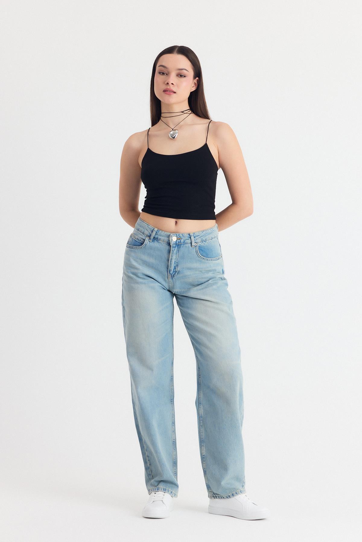 Siyah İnce Askılı Fitted Basic Atalet 947 - 8