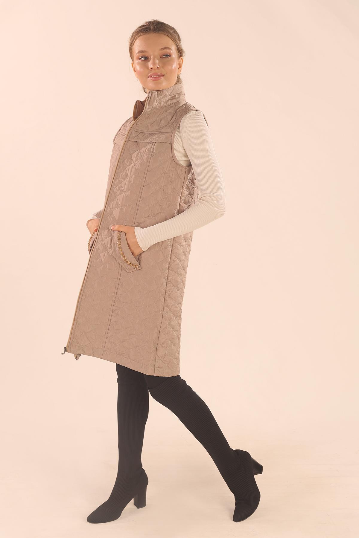 9525 Cep Zincir Detay Yelek Taş - 2