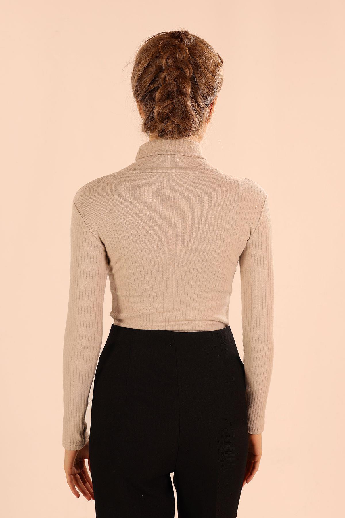 Taş Balıkçı Yaka Bluz 9902 - 5