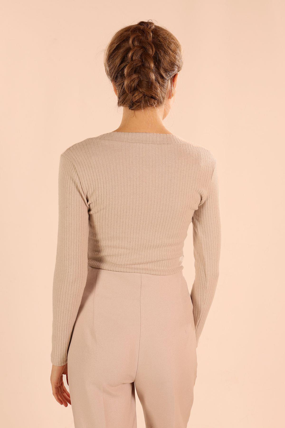 Taş Kare Yaka Bluz 9903 - 5