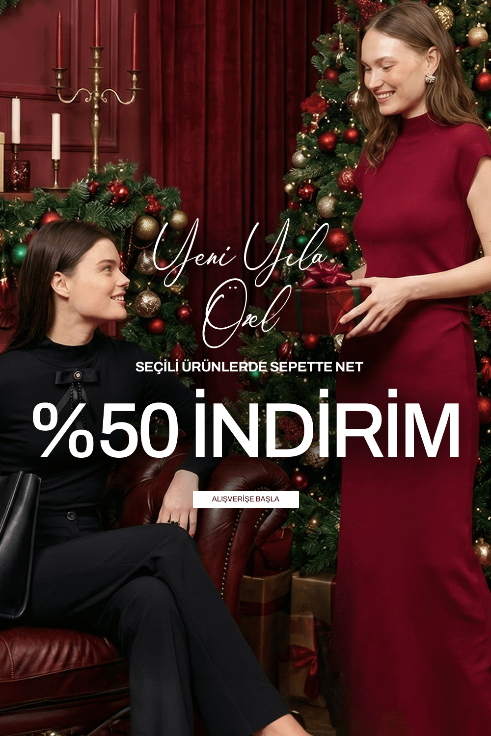 Seçili Ürünlerde %50 İndirim