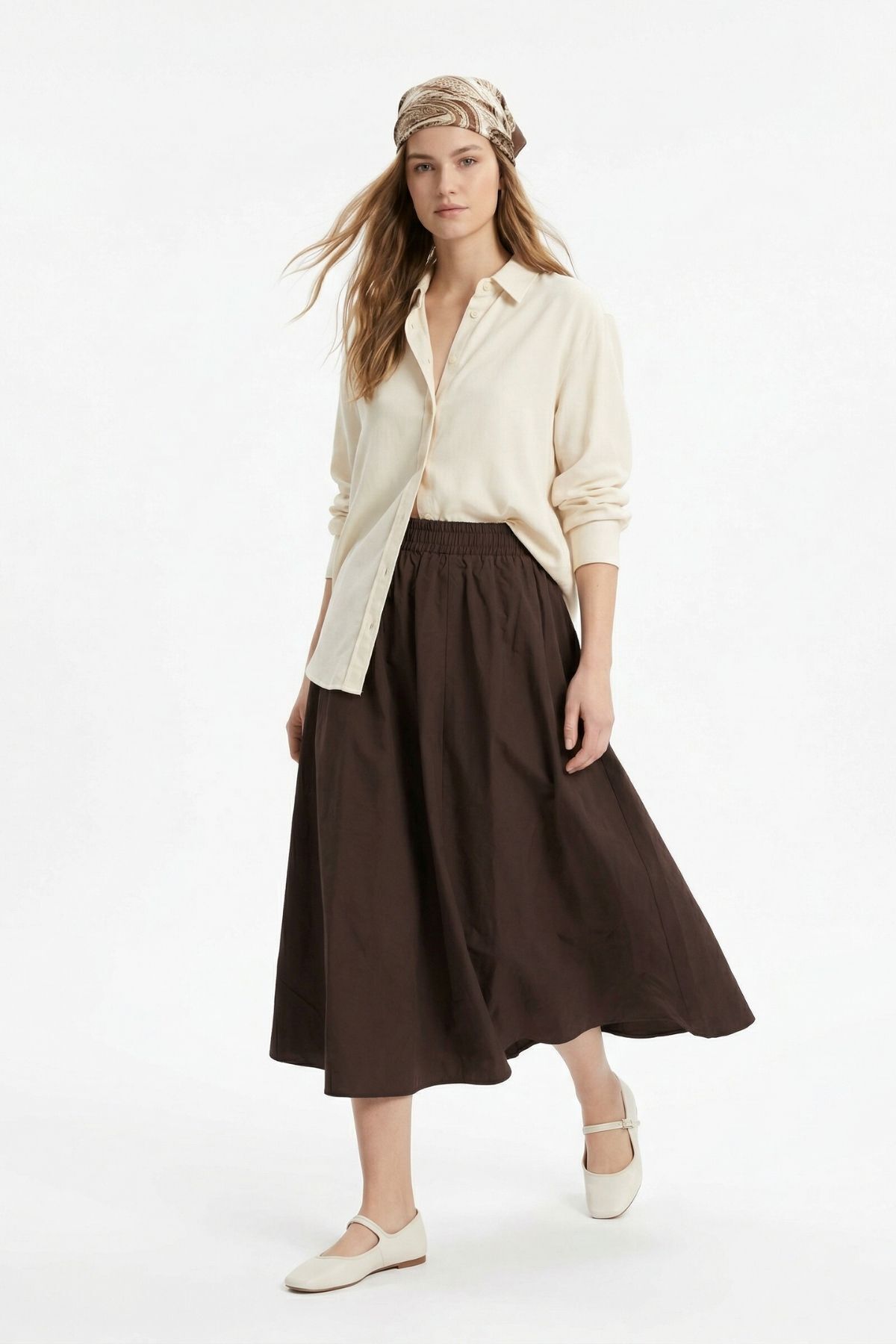 Acı Kahve Cep Detay Mevlana Etek 3950 - RAYS