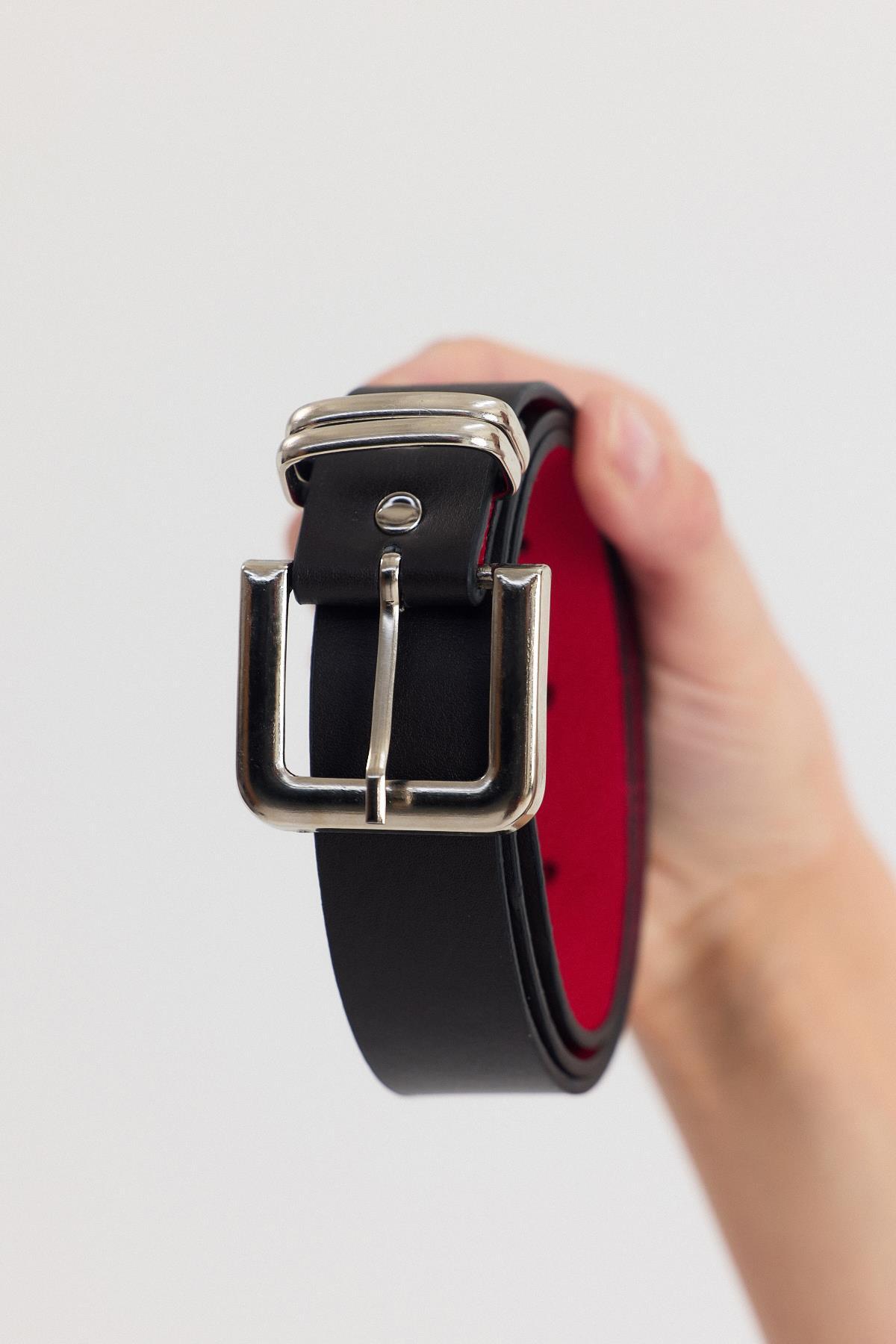 Acı Kahve Gümüş Toka Detay Kemer 417 - 4