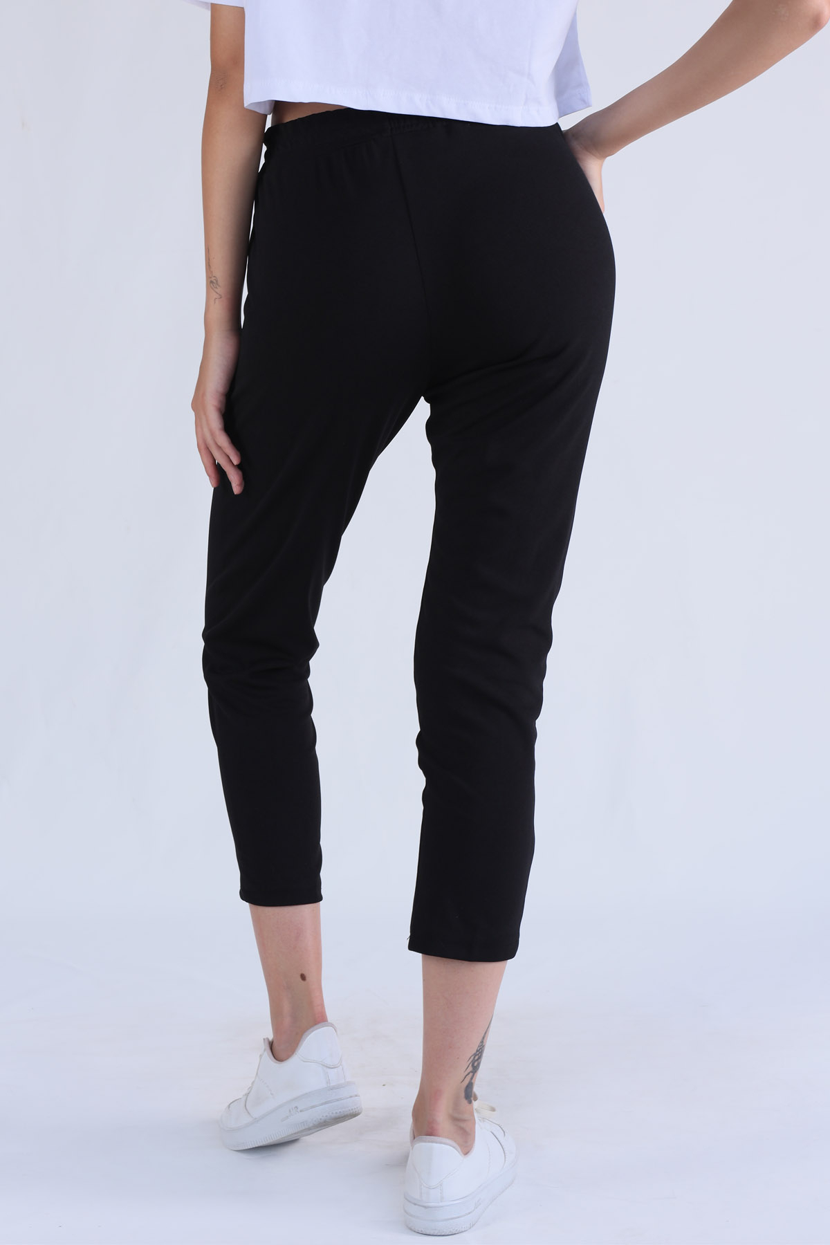 Bağcık Detay Pantolon 2119 Siyah - 3