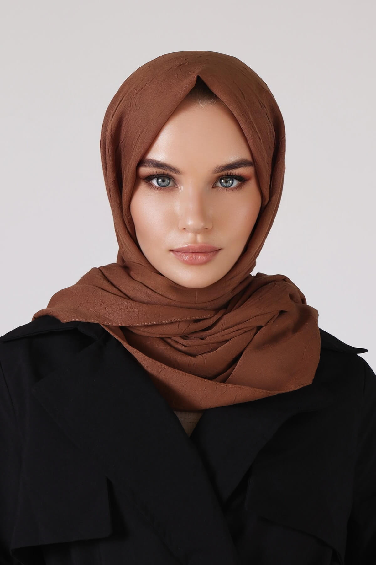 Bambu Kraş Şal - 5661 Acı Kahve - 3