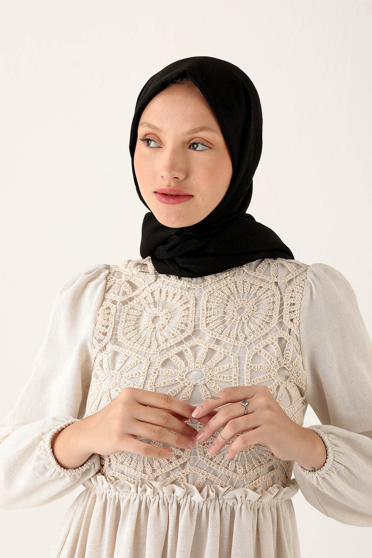 Bambu Kraş Şal - 5661 Siyah - 4