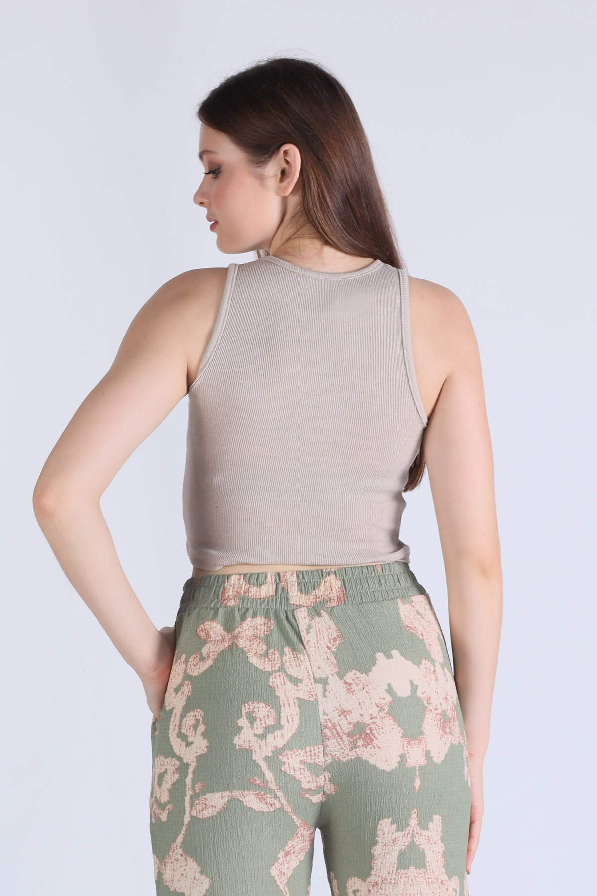 Vizon Fitilli Crop Kadın Atlet 1312 - 4