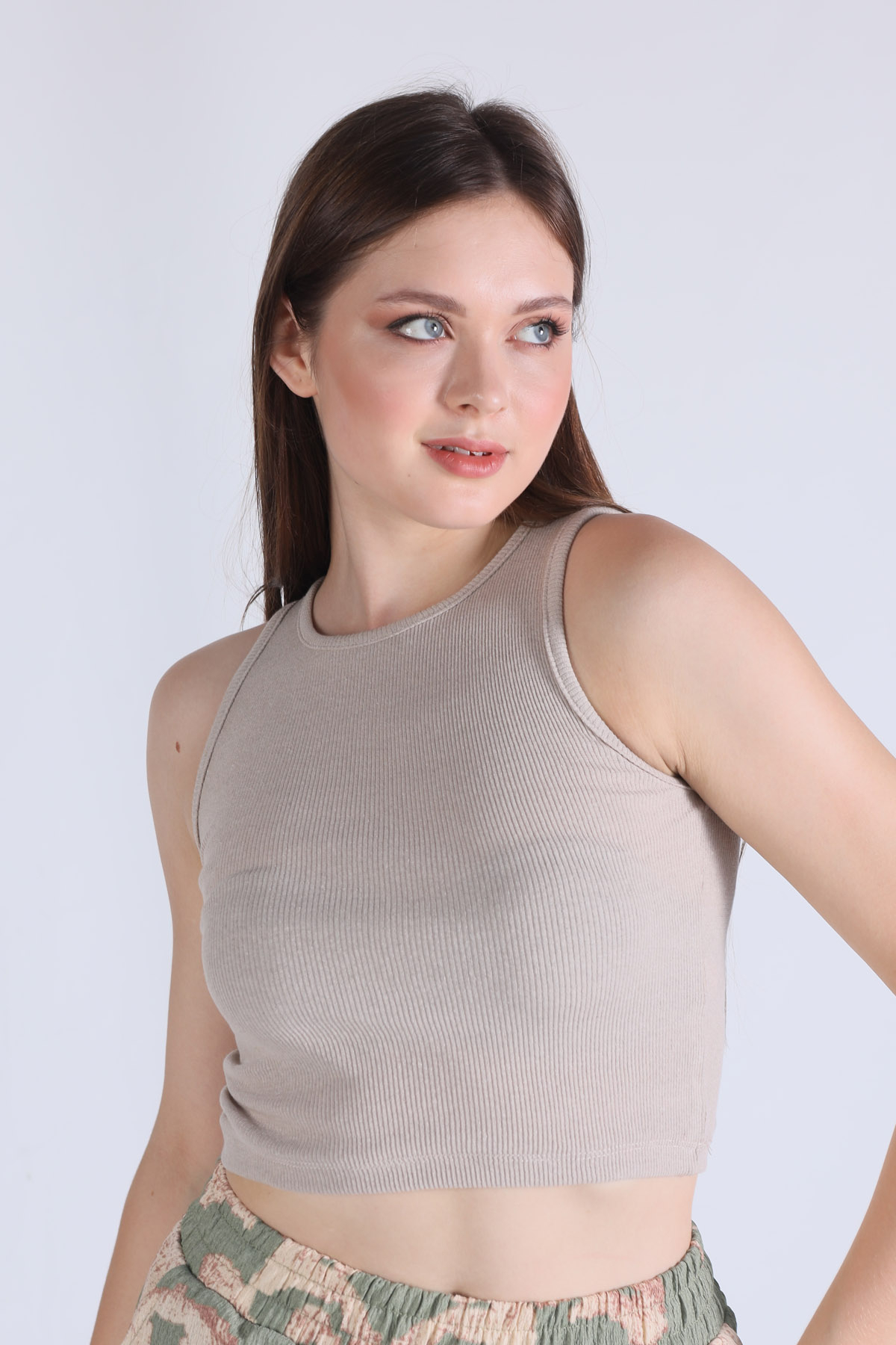 Vizon Fitilli Crop Kadın Atlet 1312 - 3