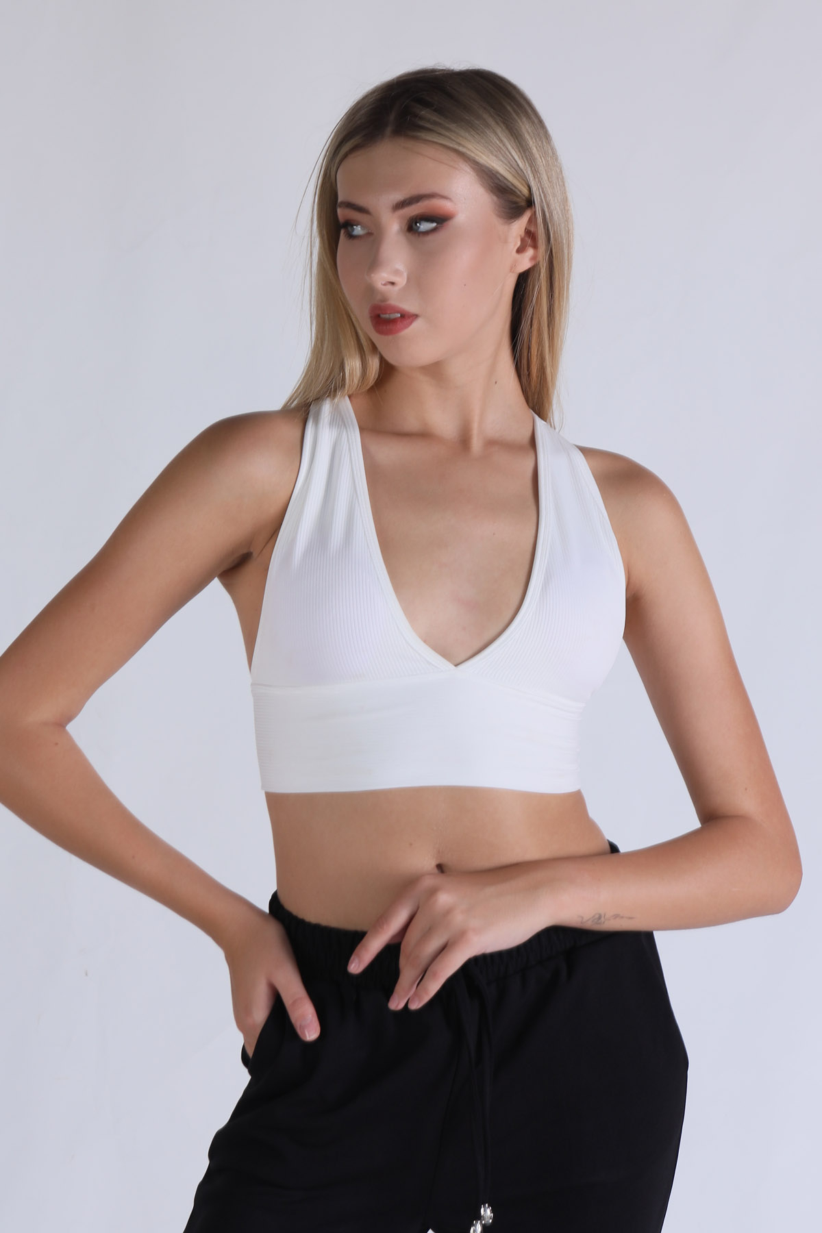 Bayan Büstiyer Beyaz 