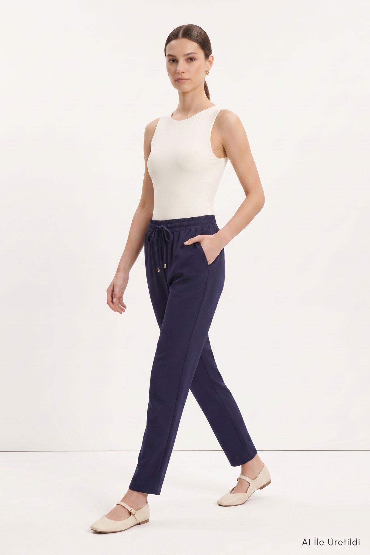 Beli Lastikli Cepli Dar Paça Pantolon 3211 Laci - RAYS