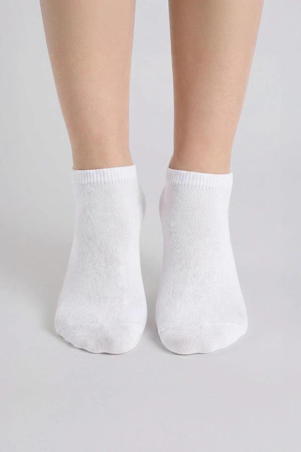 Beyaz 12'li Kısa Çorap 1057 - 2