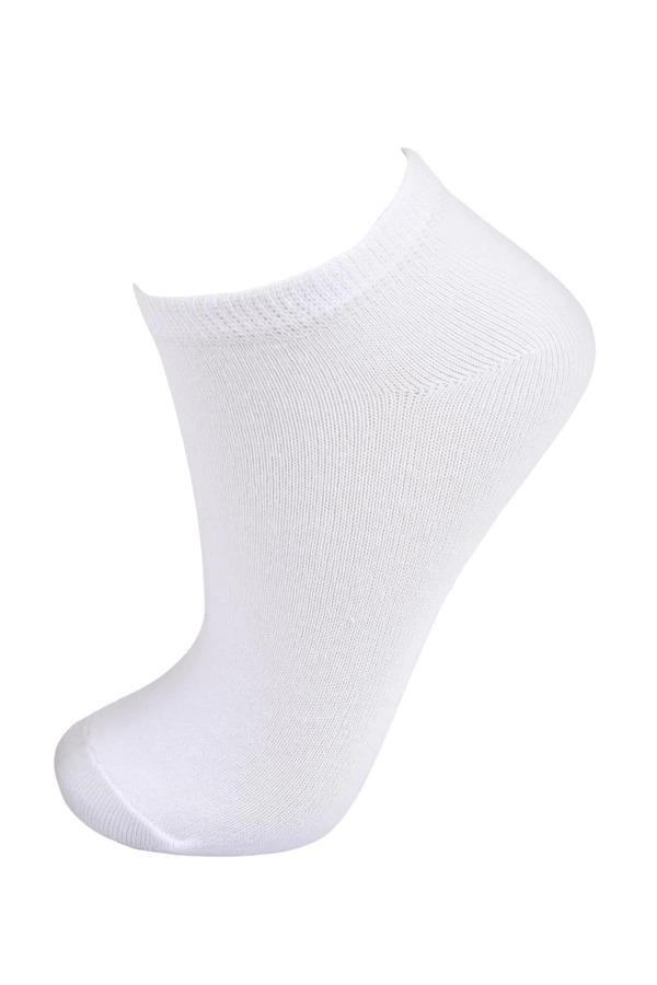 Beyaz 6'lı Kısa Çorap 1057 - RAYS