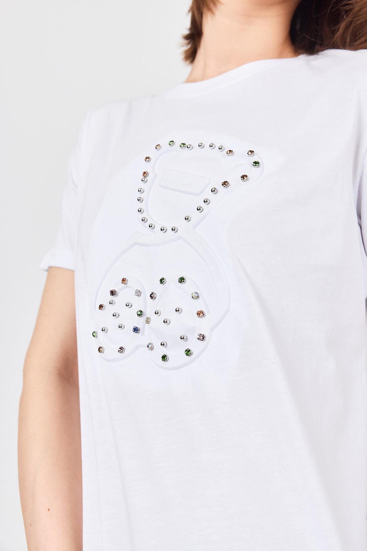 Beyaz Ayı Kabartmalı Tişört 25226 - 4