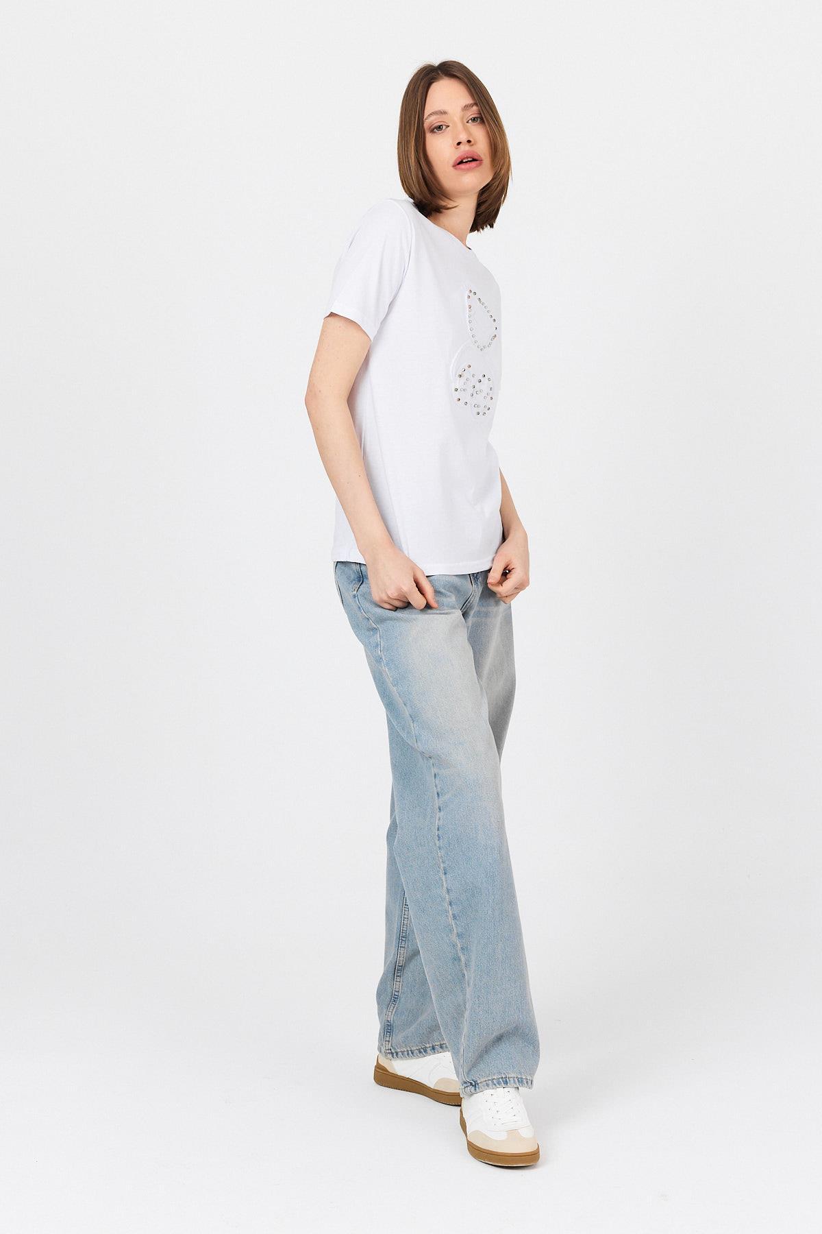 Beyaz Ayı Kabartmalı Tişört 25226 - 7