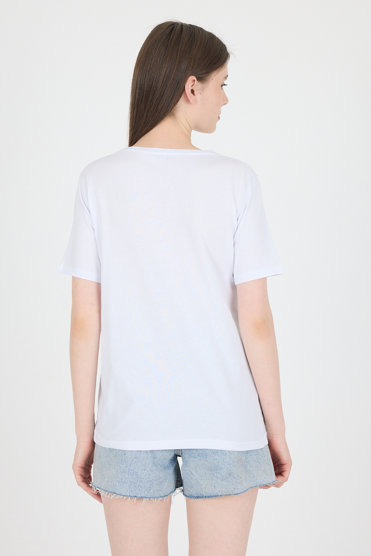 Beyaz Ayıcık Kabartmalı Tişört 25221 - 5