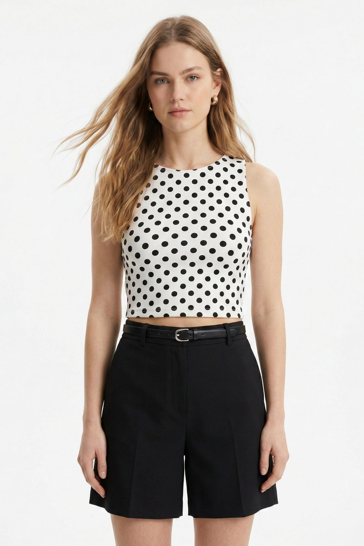 Beyaz Bisiklet Yaka Puantiyeli 6010 - RAYS