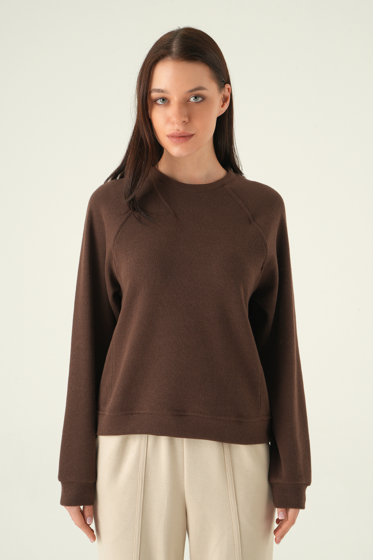 Bisiklet Yaka Kazak Kahve 8271A - RAYS (1)