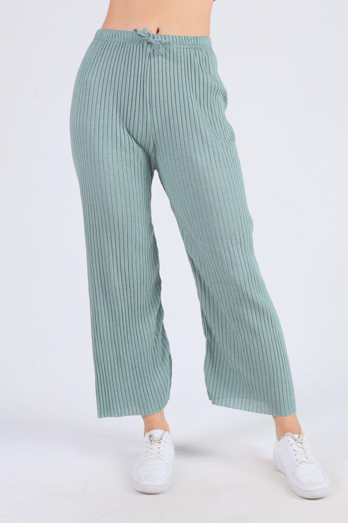 Bol Paça Bayan Pantolon - 2064 Çağla 