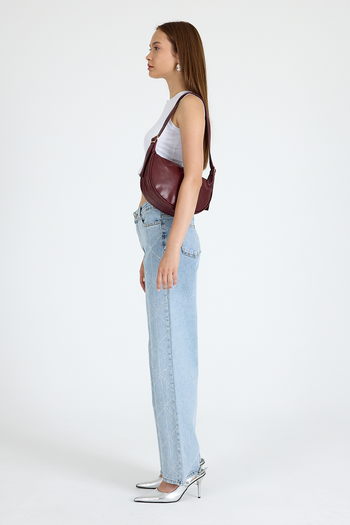 Bordo Baget Çanta 3027 - RAYS (1)