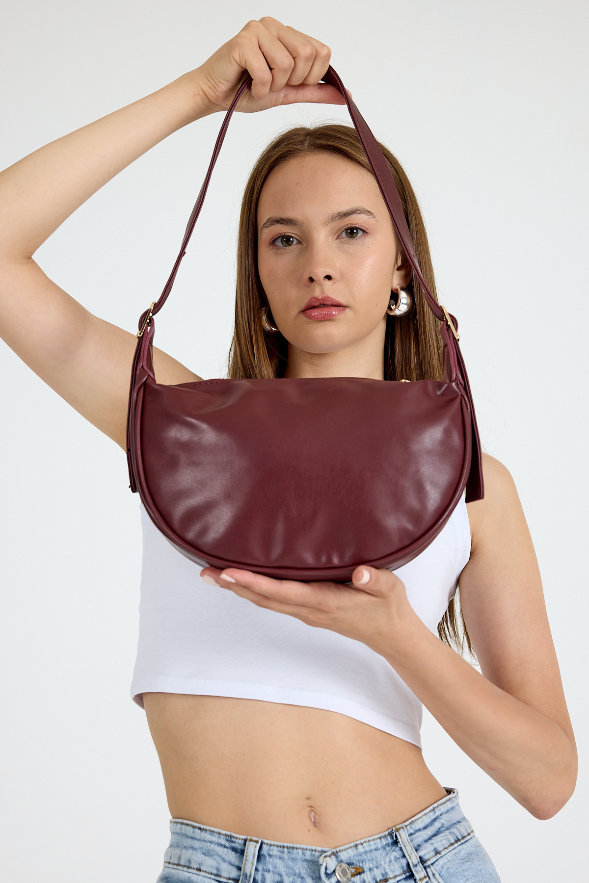 Bordo Baget Çanta 3027 - 5