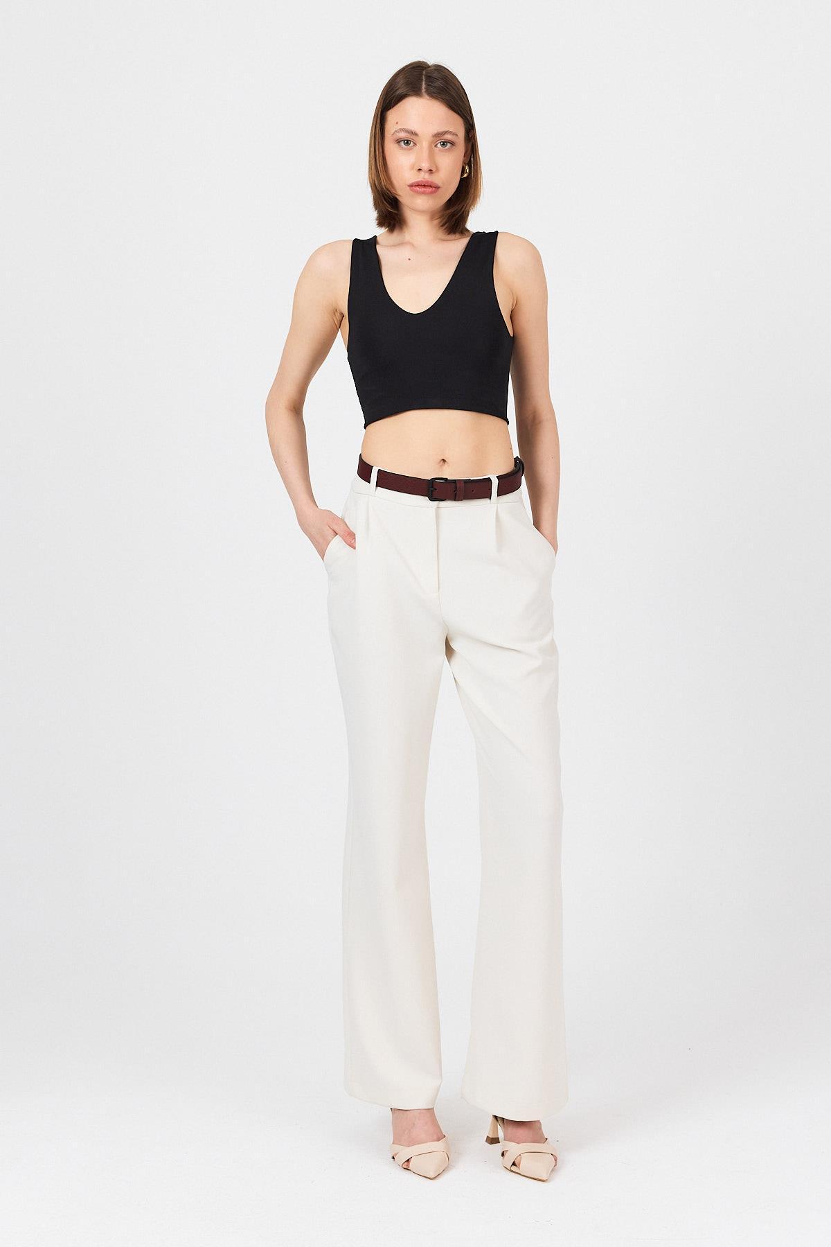 Bordo Çift Köprü Detaylı Kemer 416 - 3