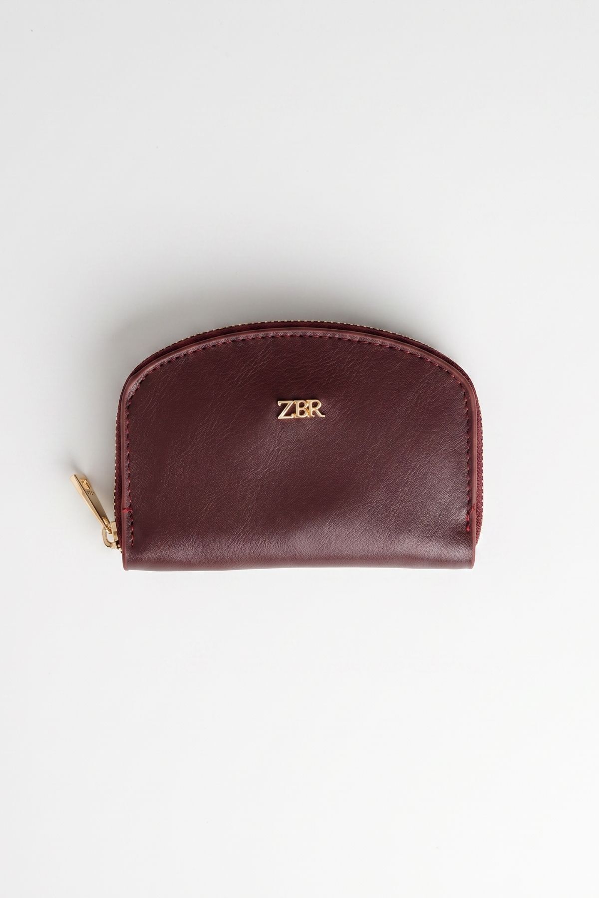 Bordo Fermuarlı Mini Cüzdan 235 - 2