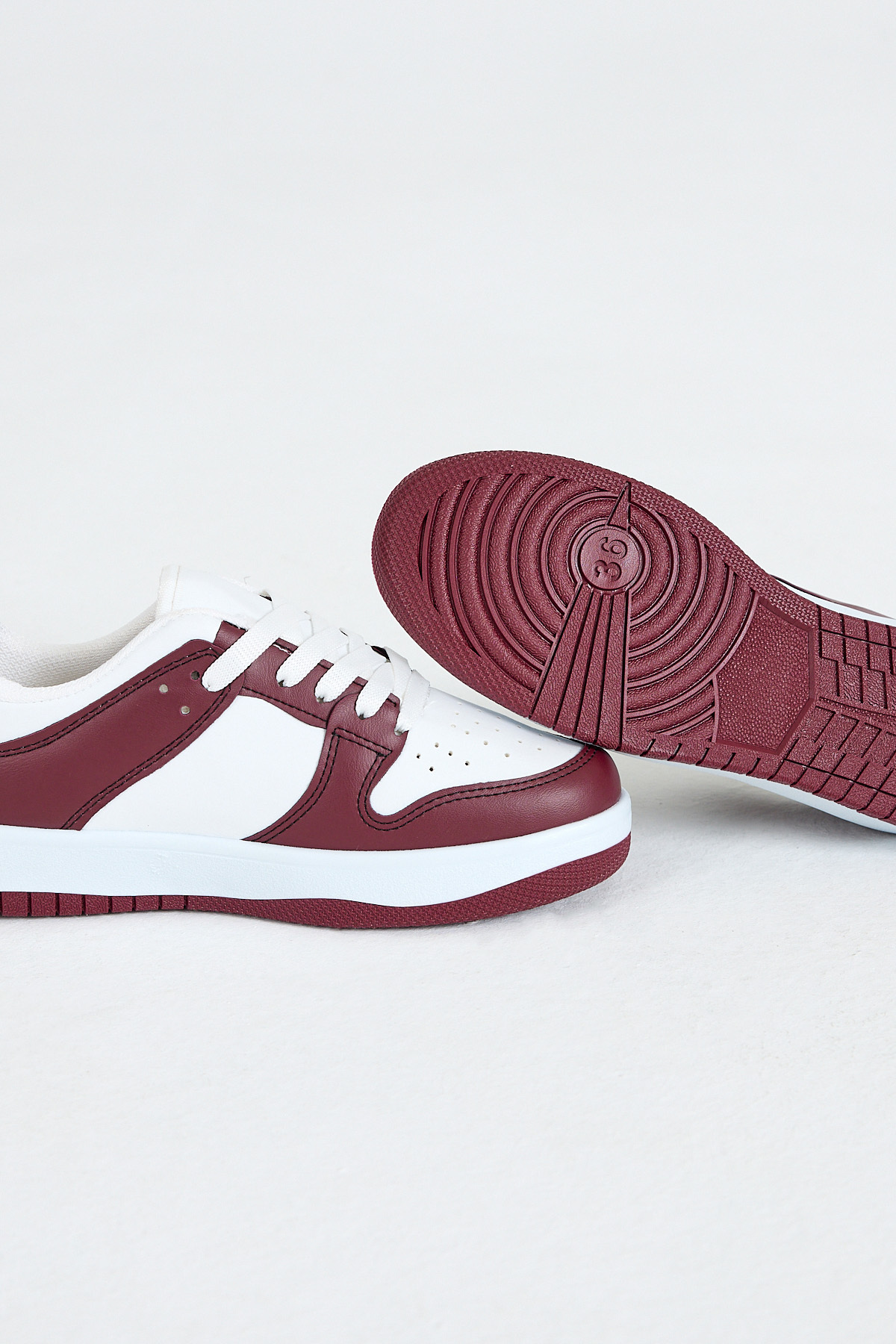 Bordo Spor Ayakkabı 8585 - 3