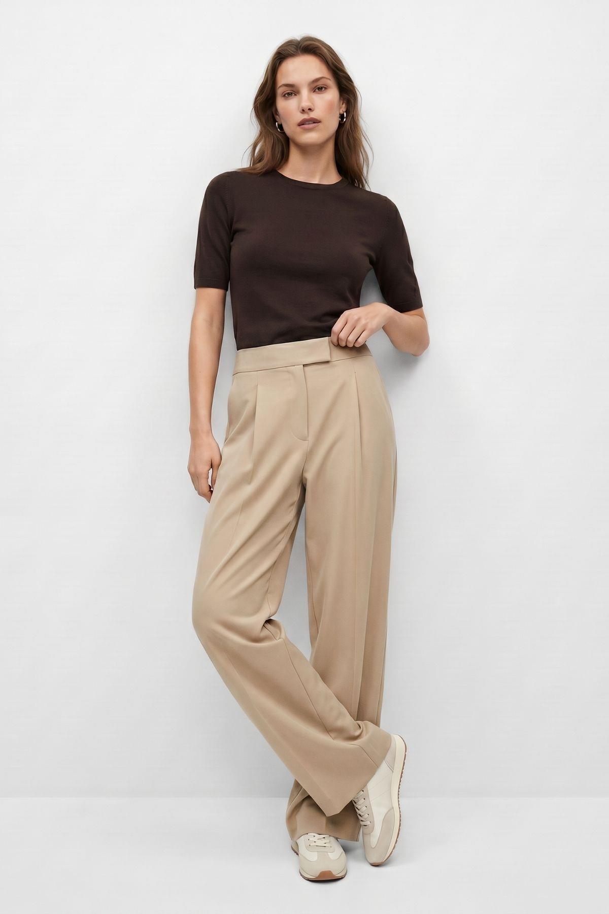 Camel Cırtlı Pantolon 8410A - 1
