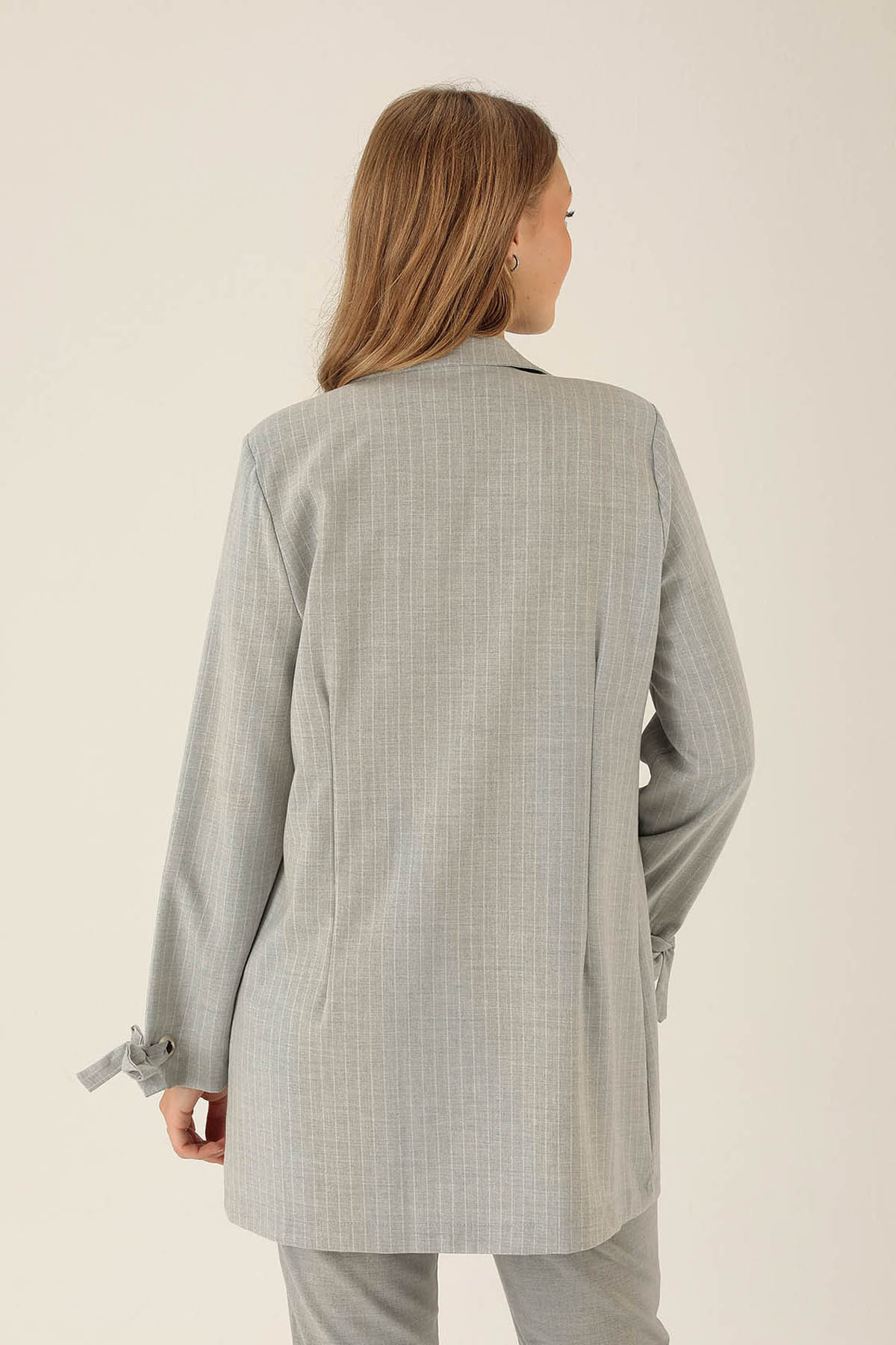 Ceket - 6761A Gri - 5