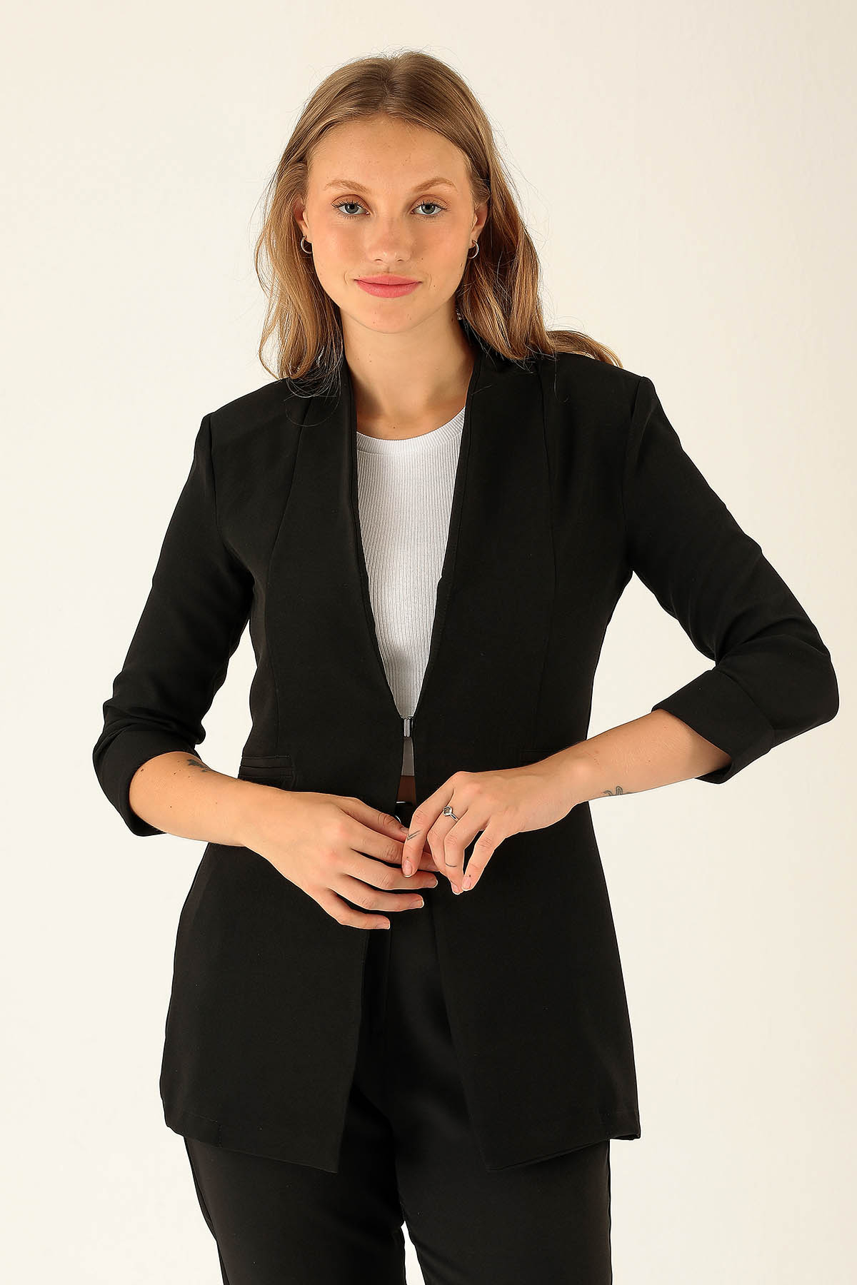 Fakir Kol Ceket - 6005A Siyah 