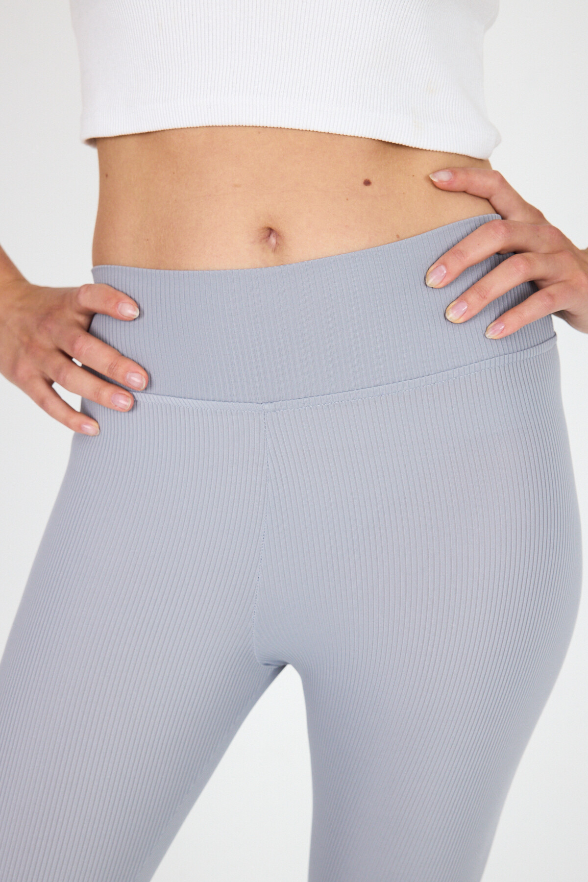 Gri Fitilli Yüksek Bel Tayt 2004 - RAYS