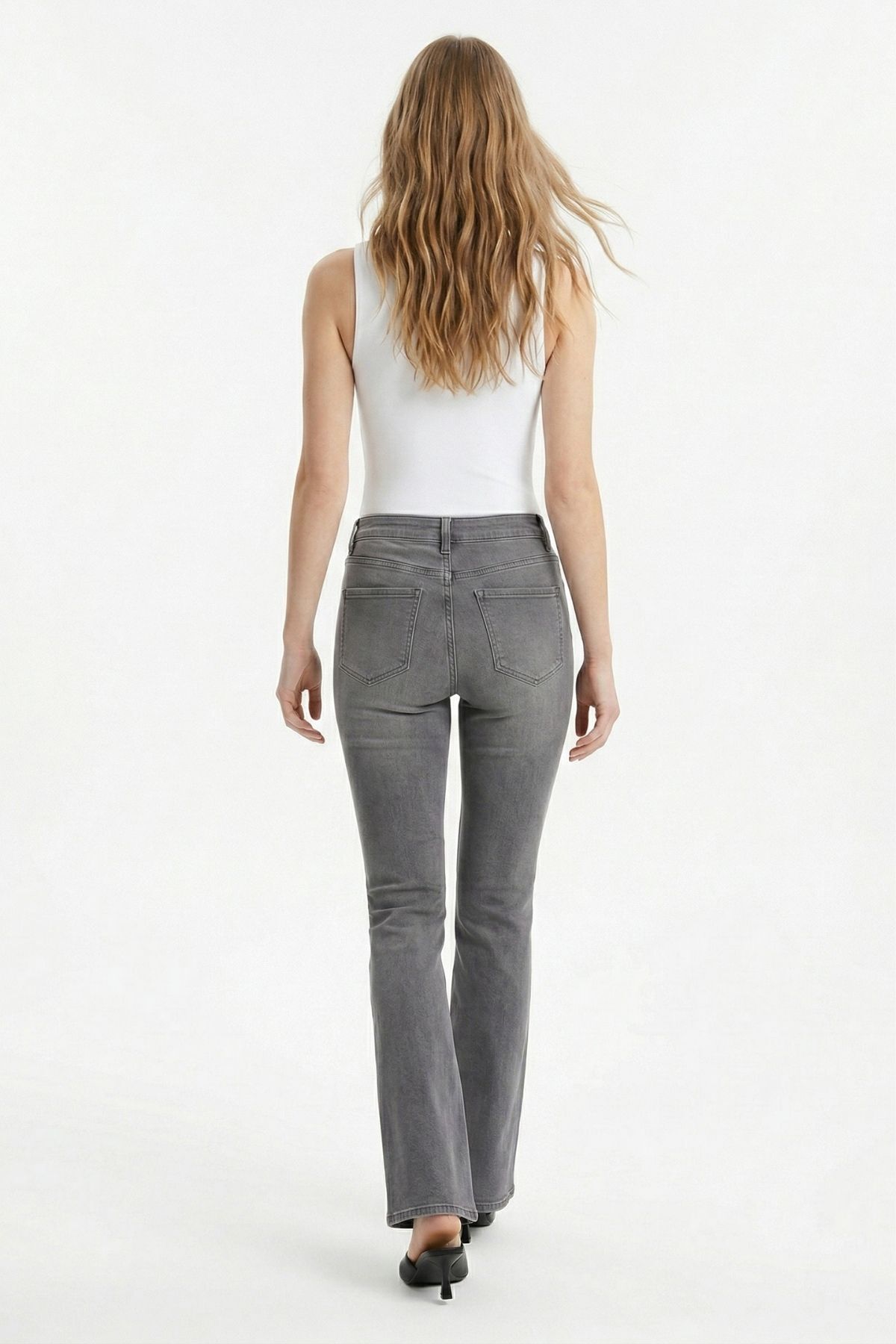 Gri İspanyol Paça Pantolon 1938 - RAYS