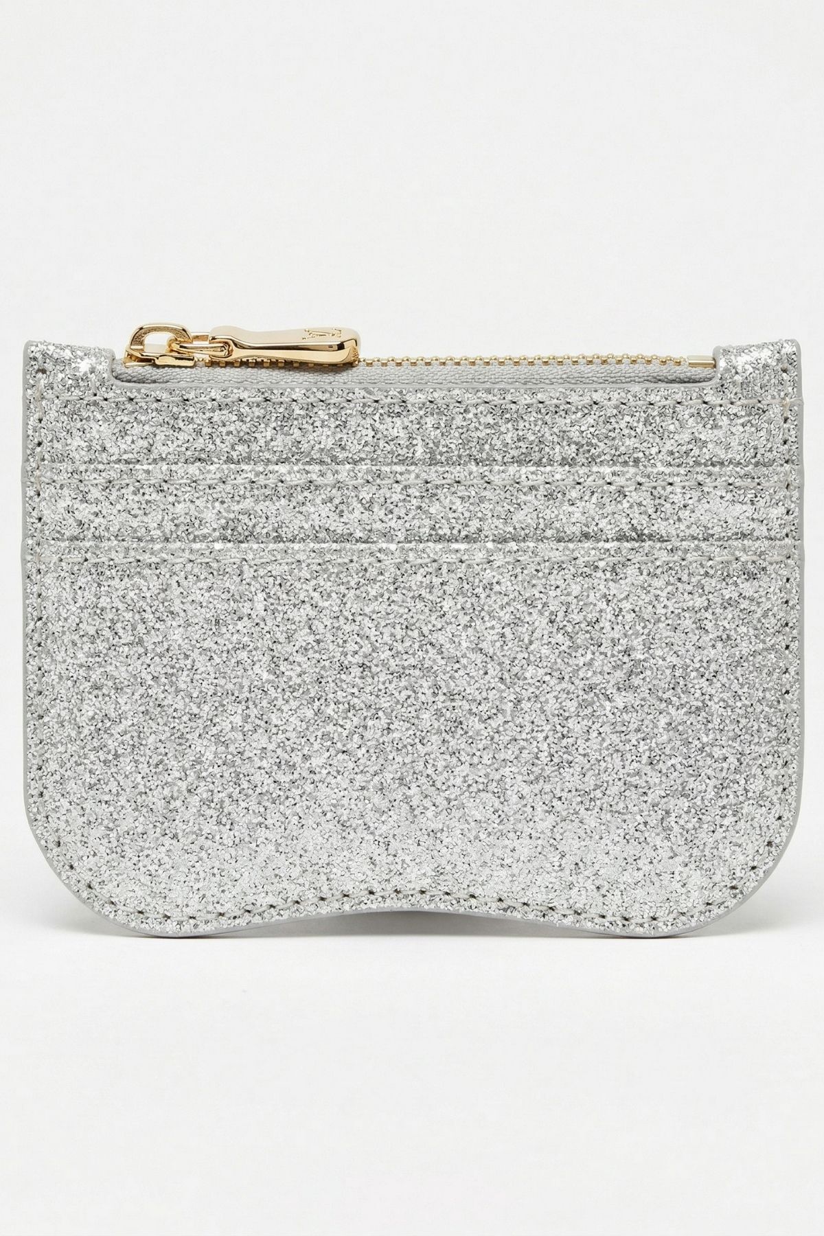 Gümüş Simli Fermuar Detaylı Yatay Kartlık 247 - RAYS