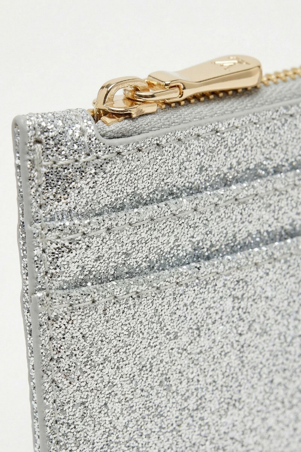 Gümüş Simli Fermuar Detaylı Yatay Kartlık 247 - 3