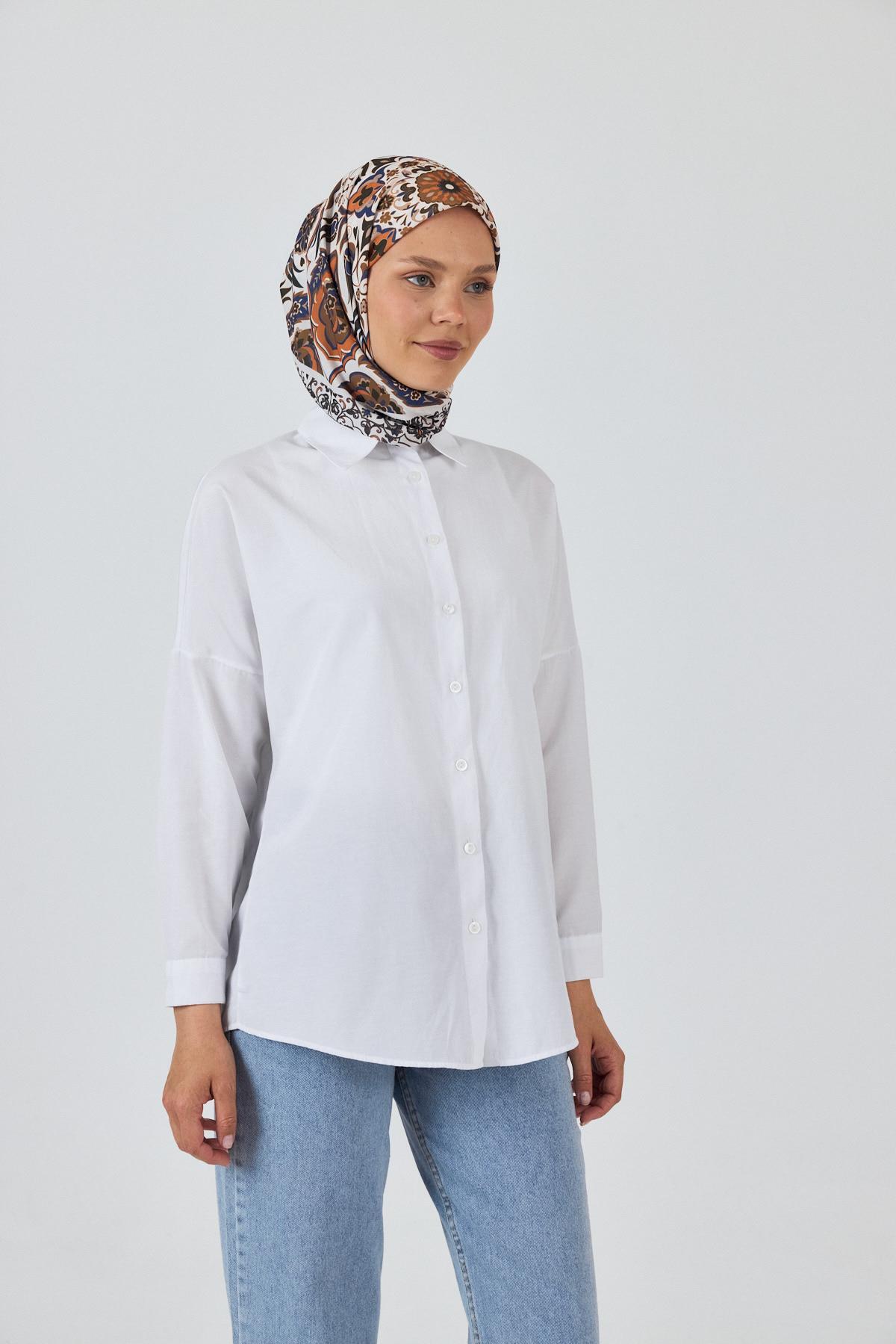 Haki Desenli Eşarp 3005 - 2