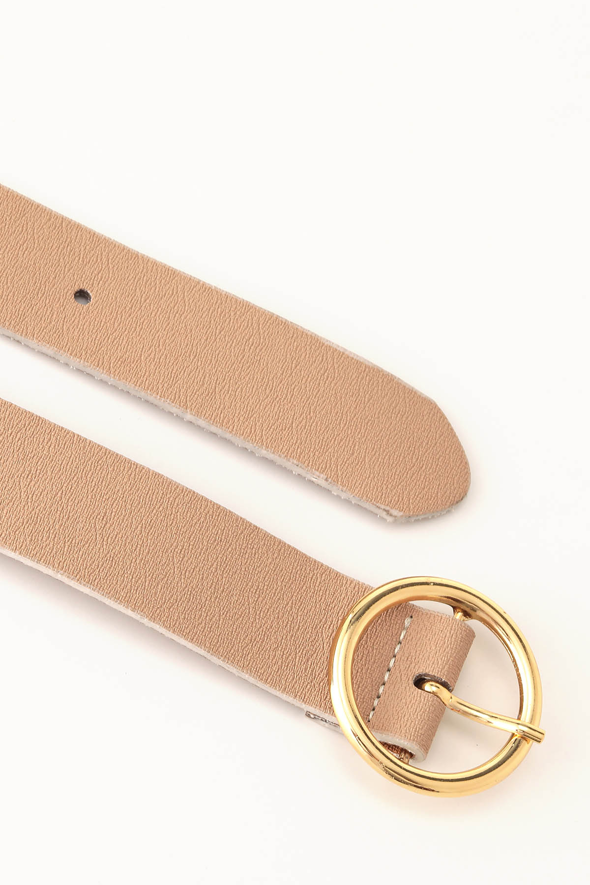 Halka Tokalı Bayan Kemer - 225 Bej - 2