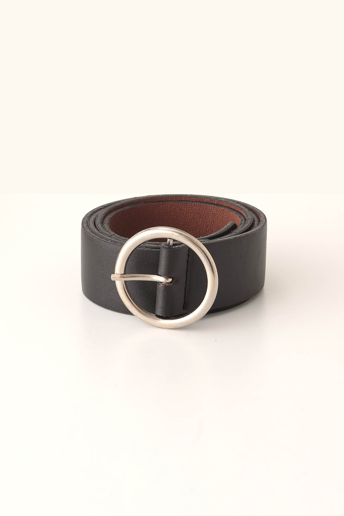 Halka Tokalı Bayan Kemer - 225 Siyah 