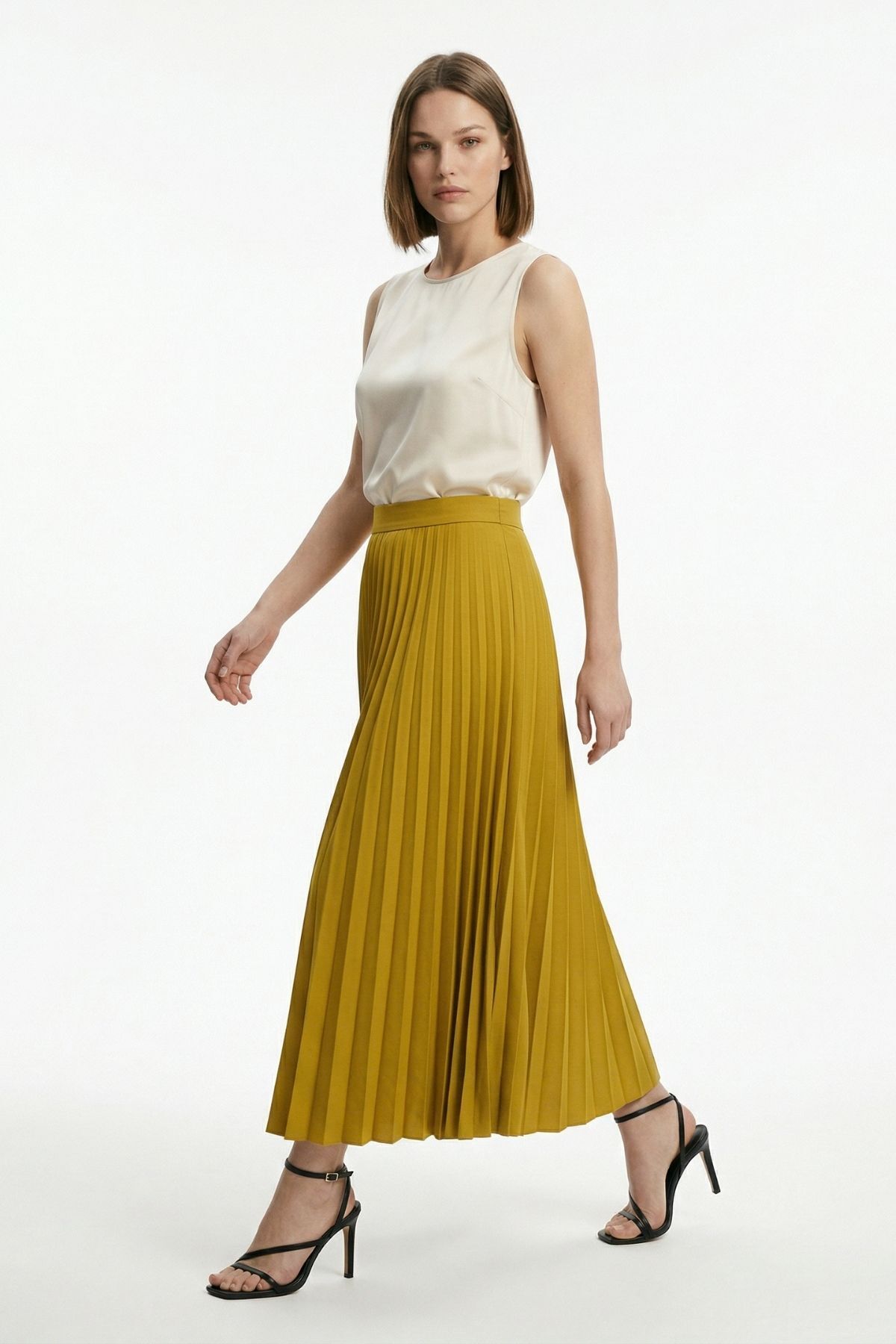 Hardal Pileli Uzun Etek 1296 - 2