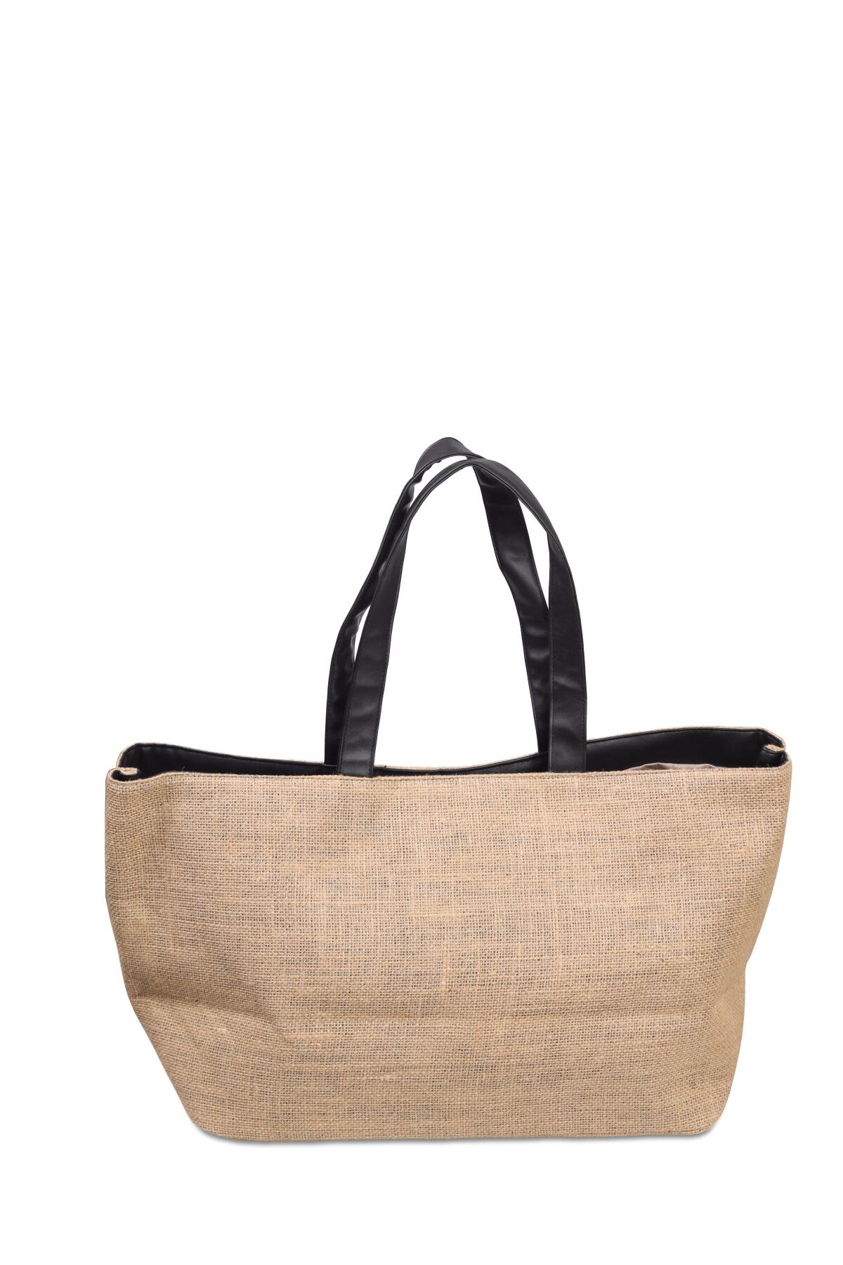 Hasır Çanta - 9098 Siyah 