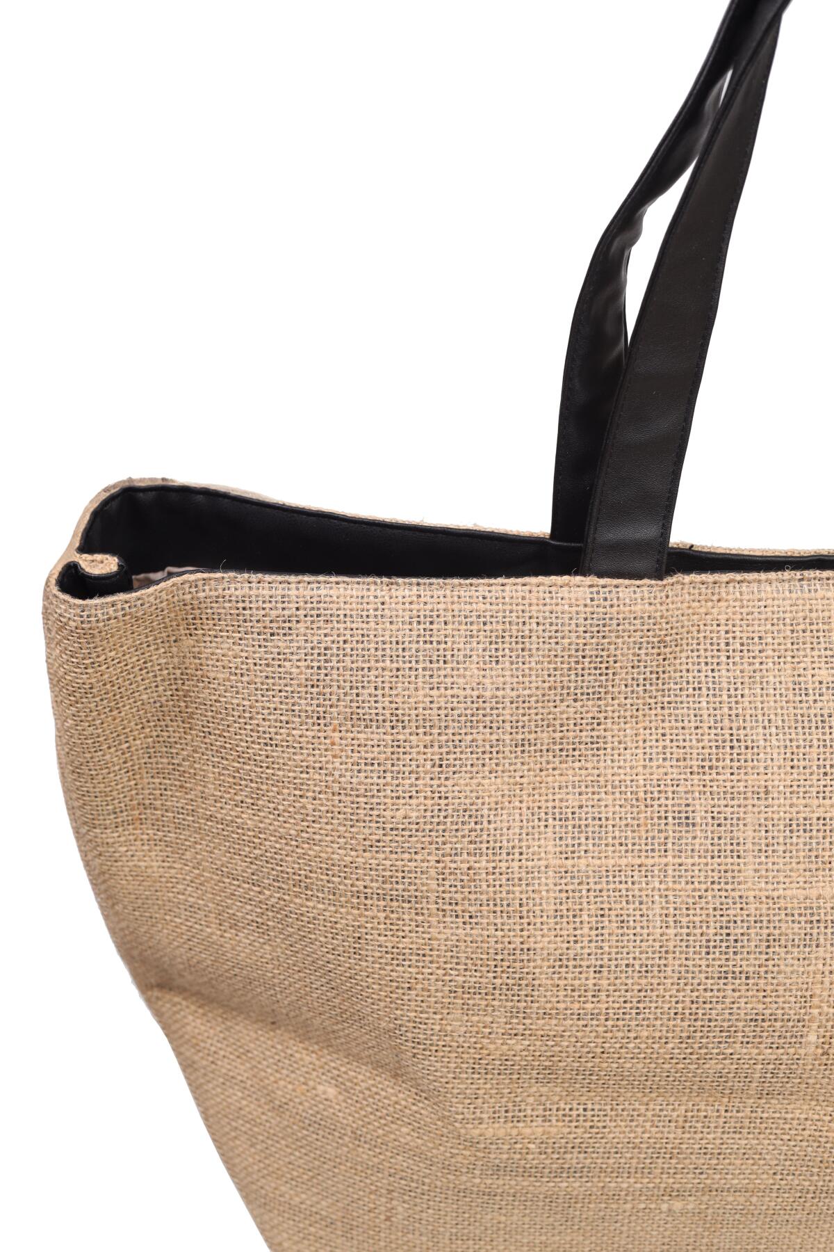 Hasır Çanta - 9098 Siyah - 2