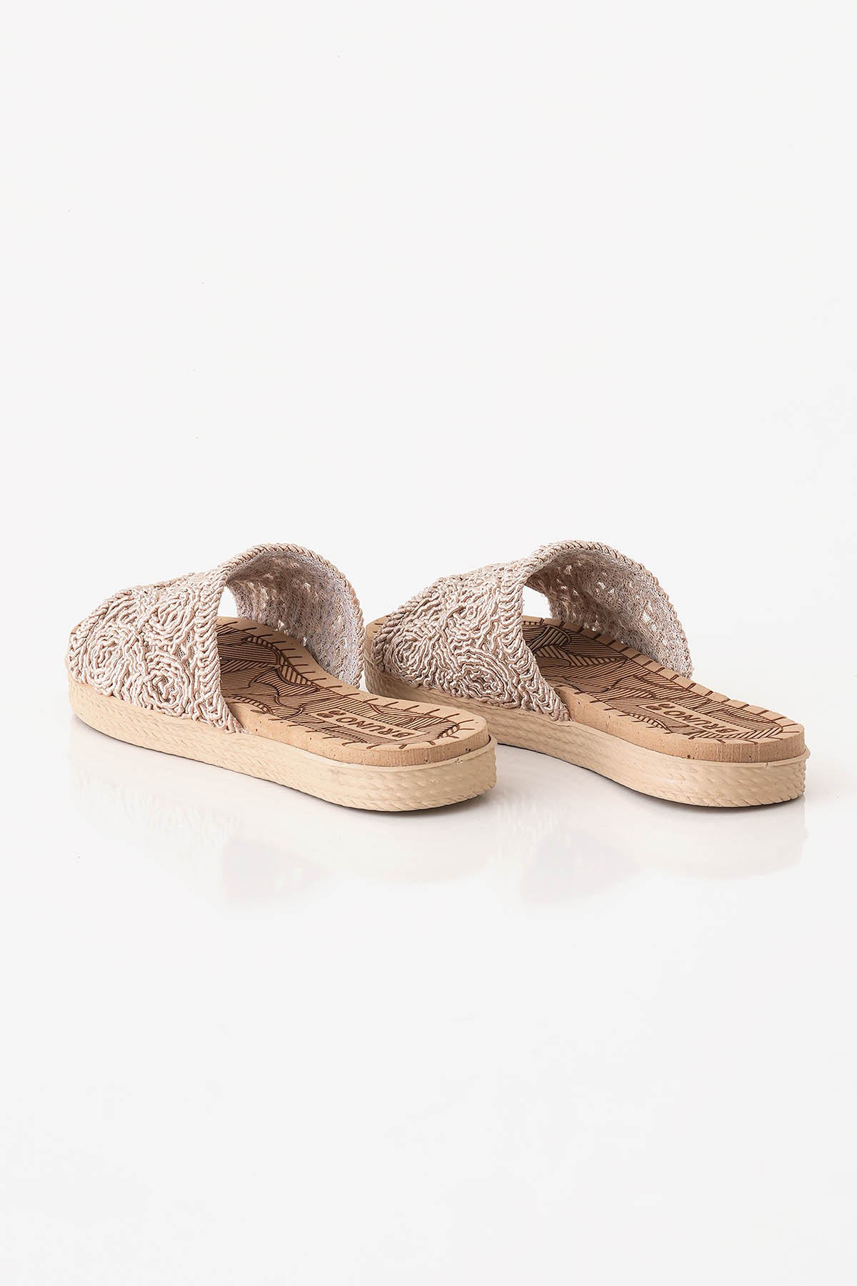 Hasır Terlik - 7029 Bej - 3