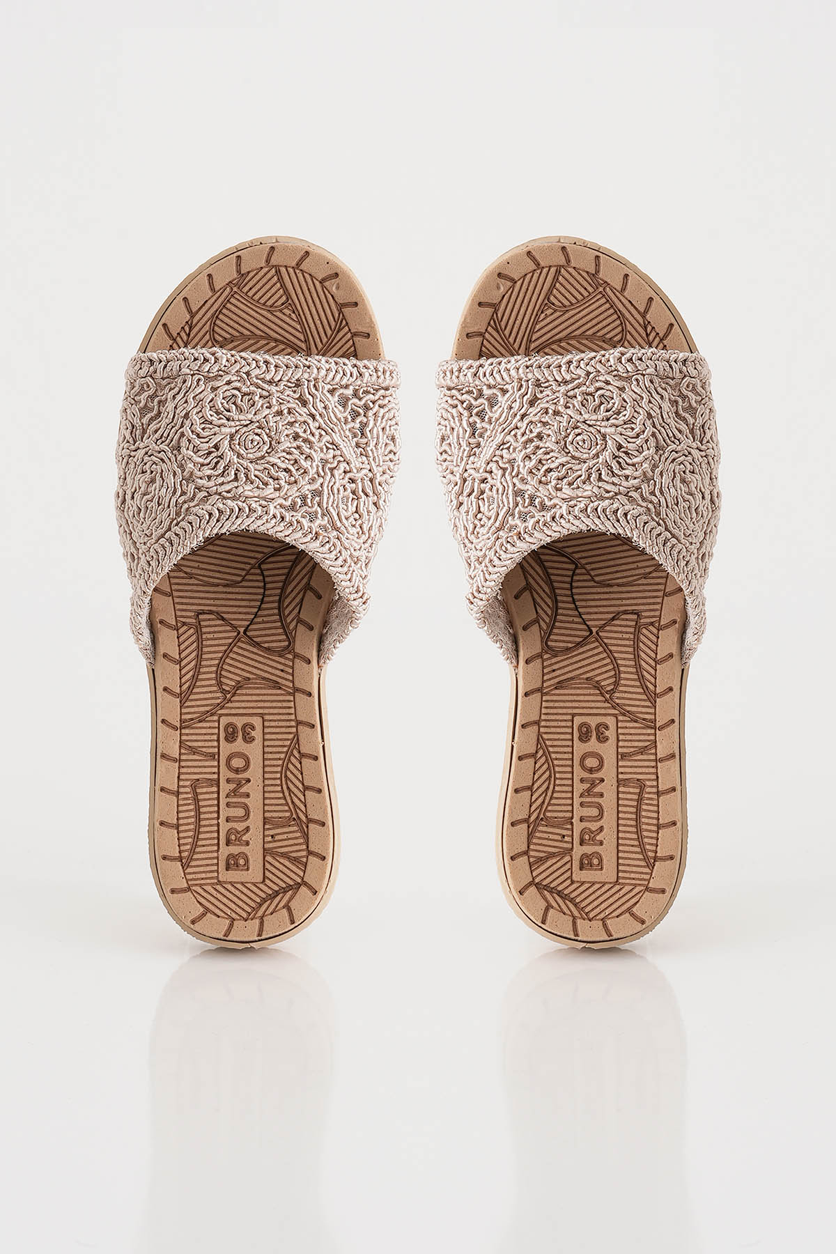 Hasır Terlik - 7029 Bej - 5