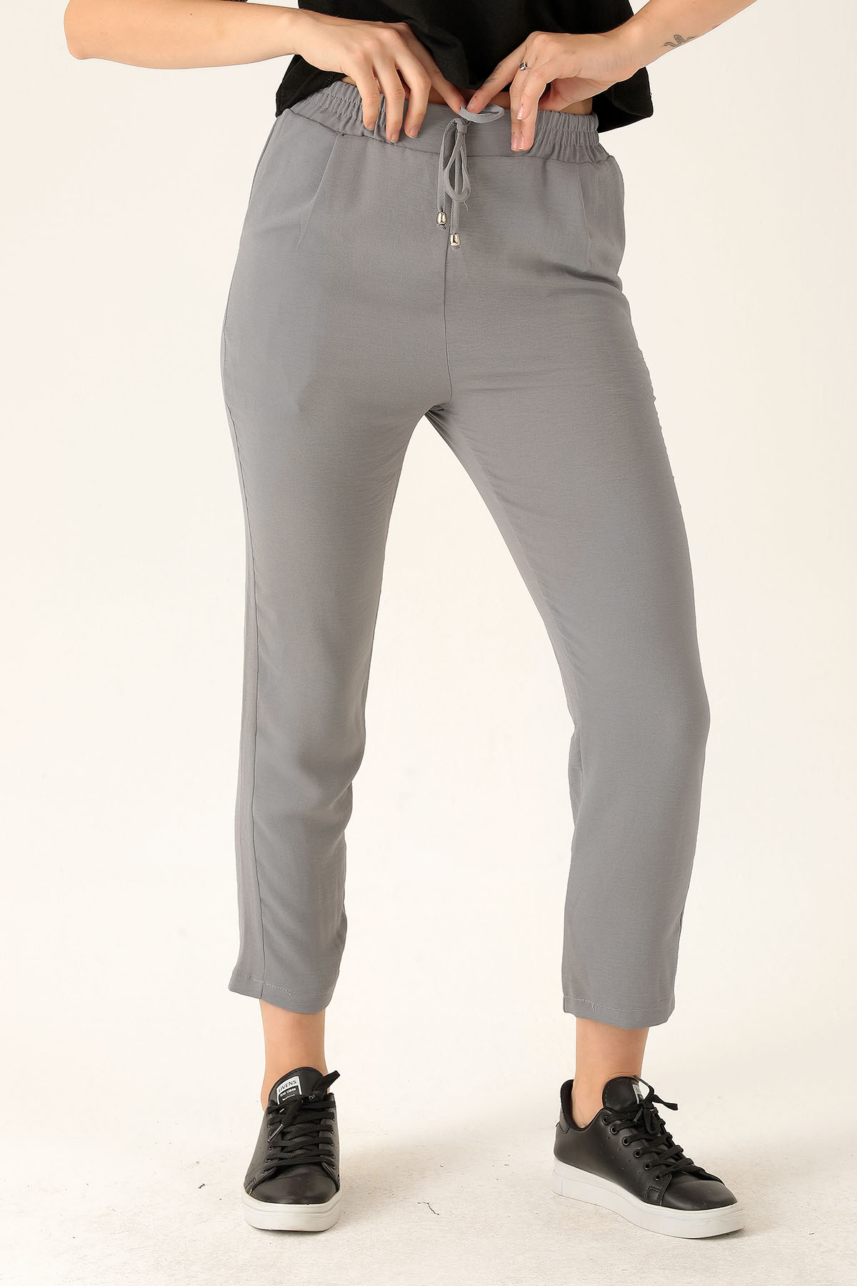 Havuç Bayan Pantolon - 6530A Gri - 3